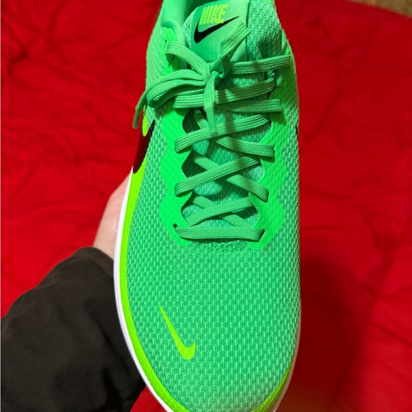 Nike Neon Green and Black Sneakers - Picture 4 of 5